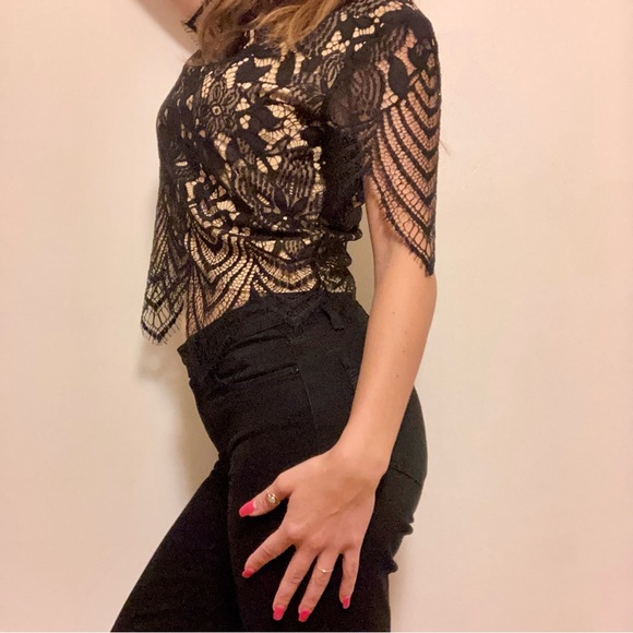 Express Lace Top - Picture 1 of 5